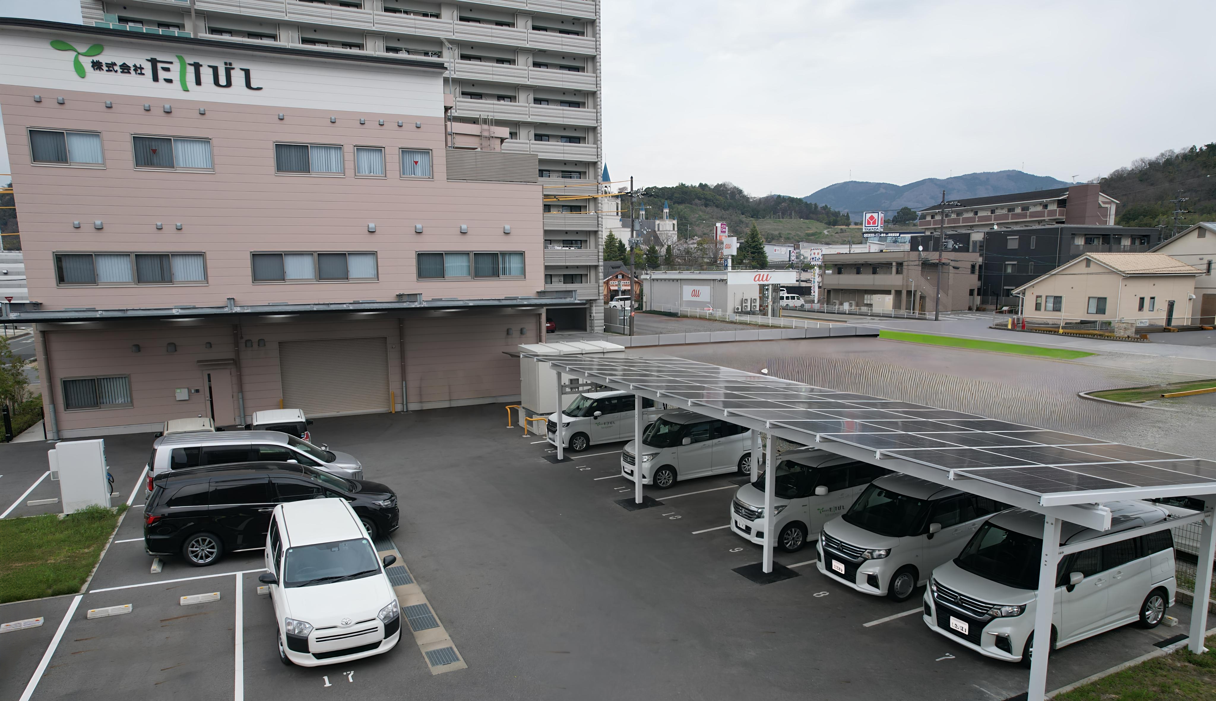滋賀支店にソーラーカーポートを導入しました | ニュース | 株式会社